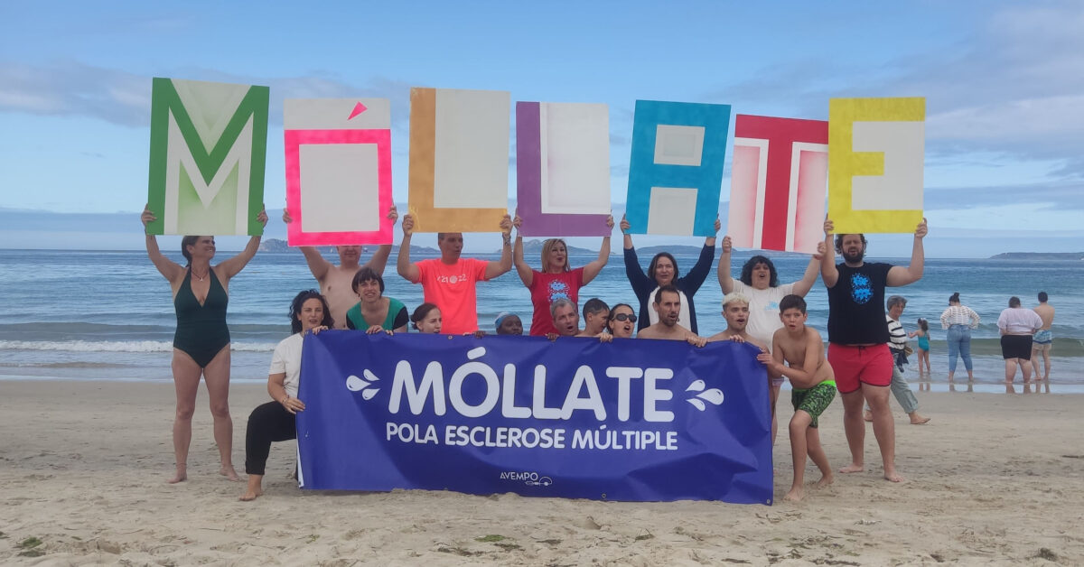 Vigo se moja en solidaridad con la Esclerosis Múltiple en el ‘Móllate’ organizado por AVEMPO